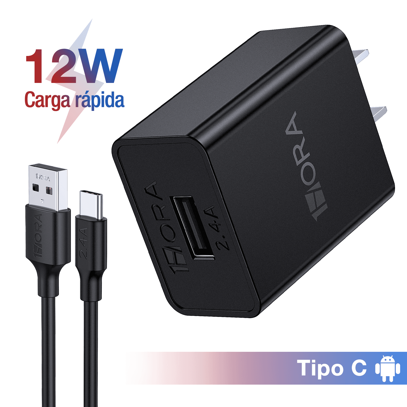 Cargadores Carga Rápida 1Hora 12W