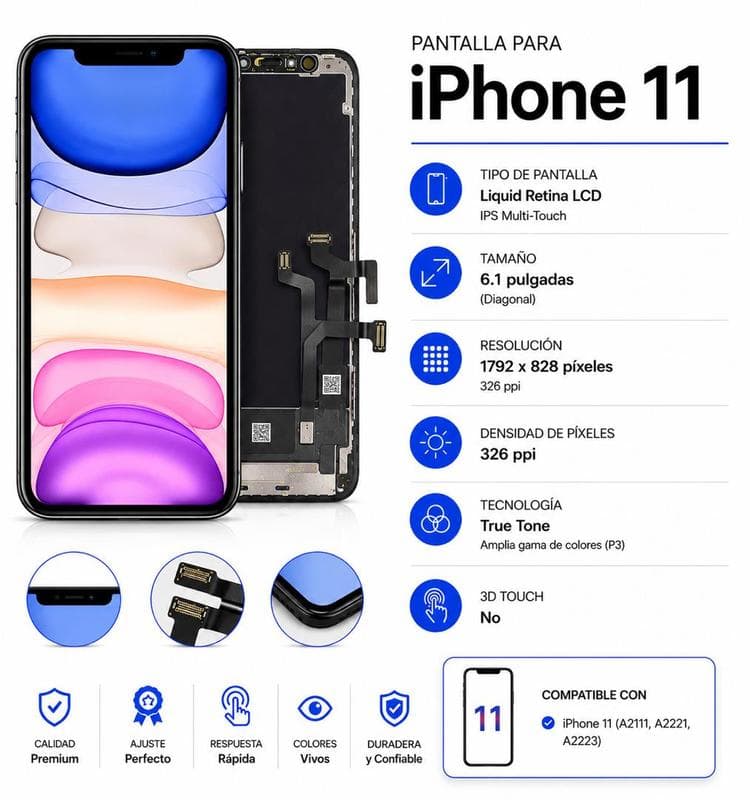 Pantalla iPhone 11 (Original)