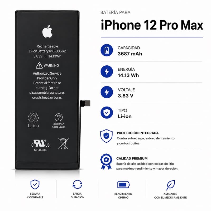 Batería iPhone 12 ProMax