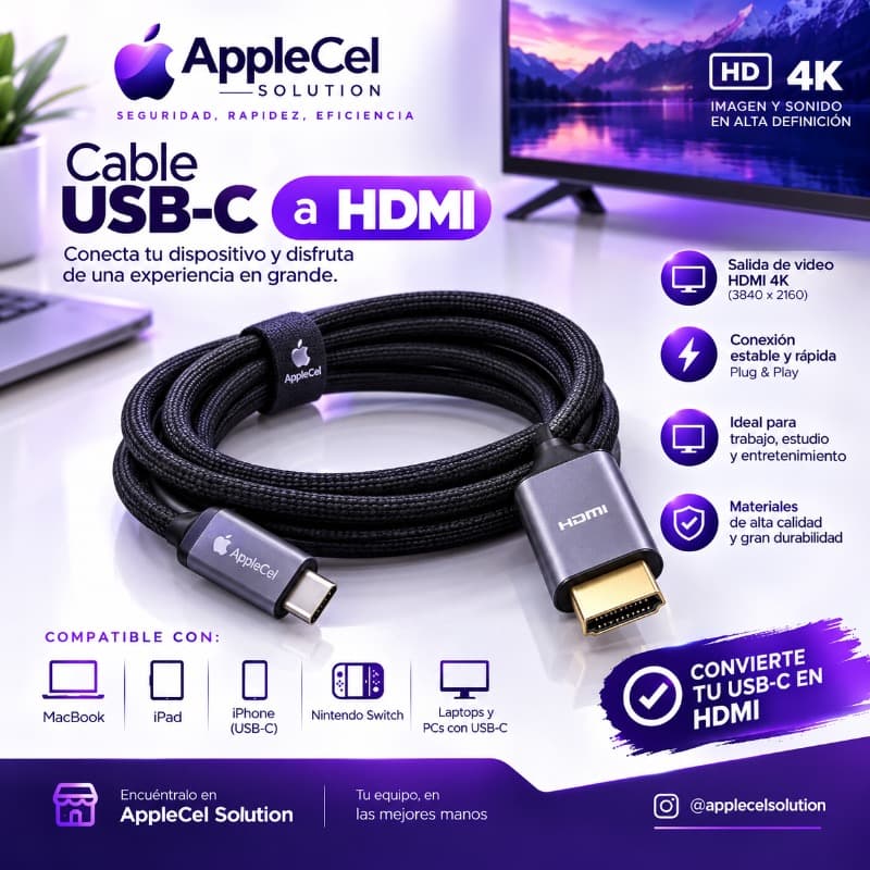 Cable USB-C a HDMI